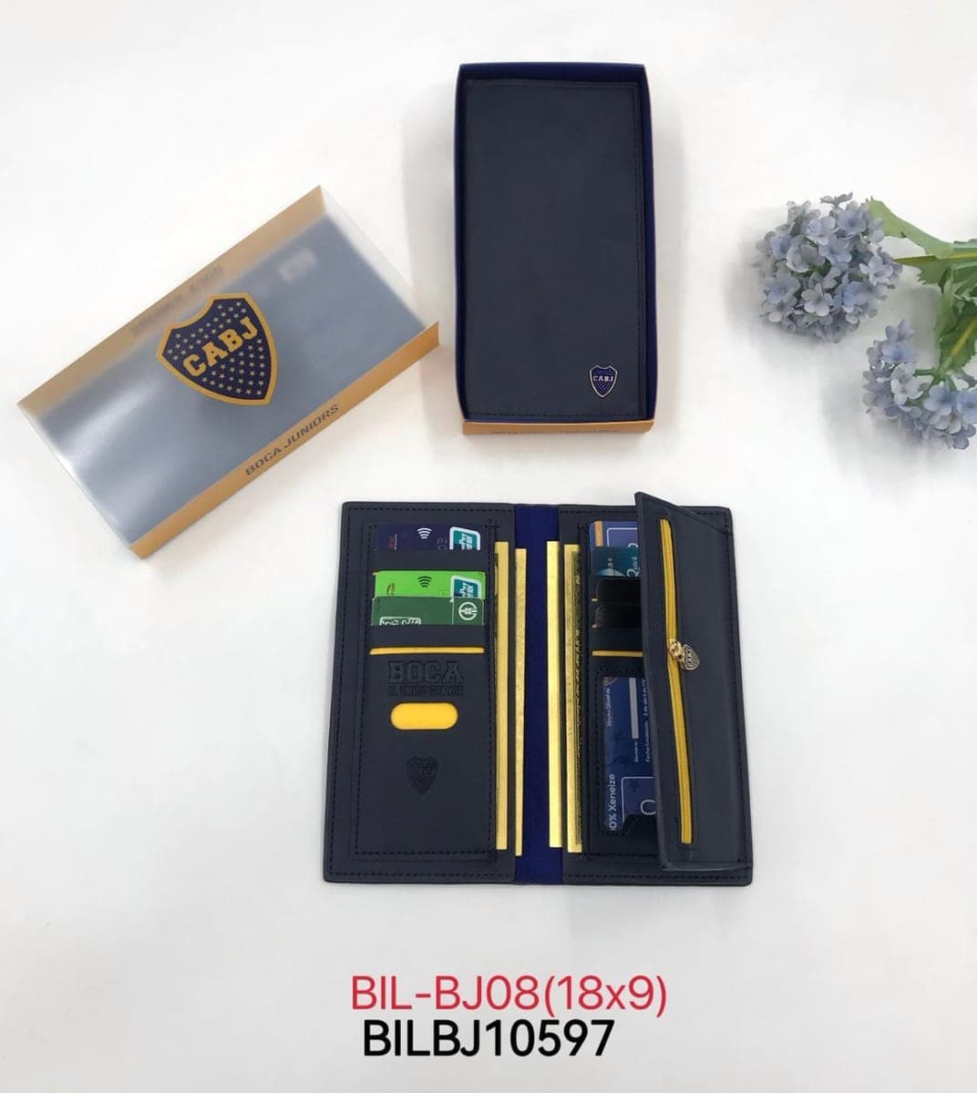 Billetera Boca Juniors CABJ - Diseño Exclusivo - imagen 1