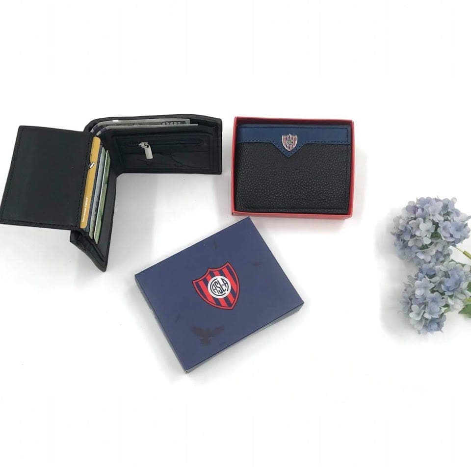 Billetera San Lorenzo Escudo Bordado