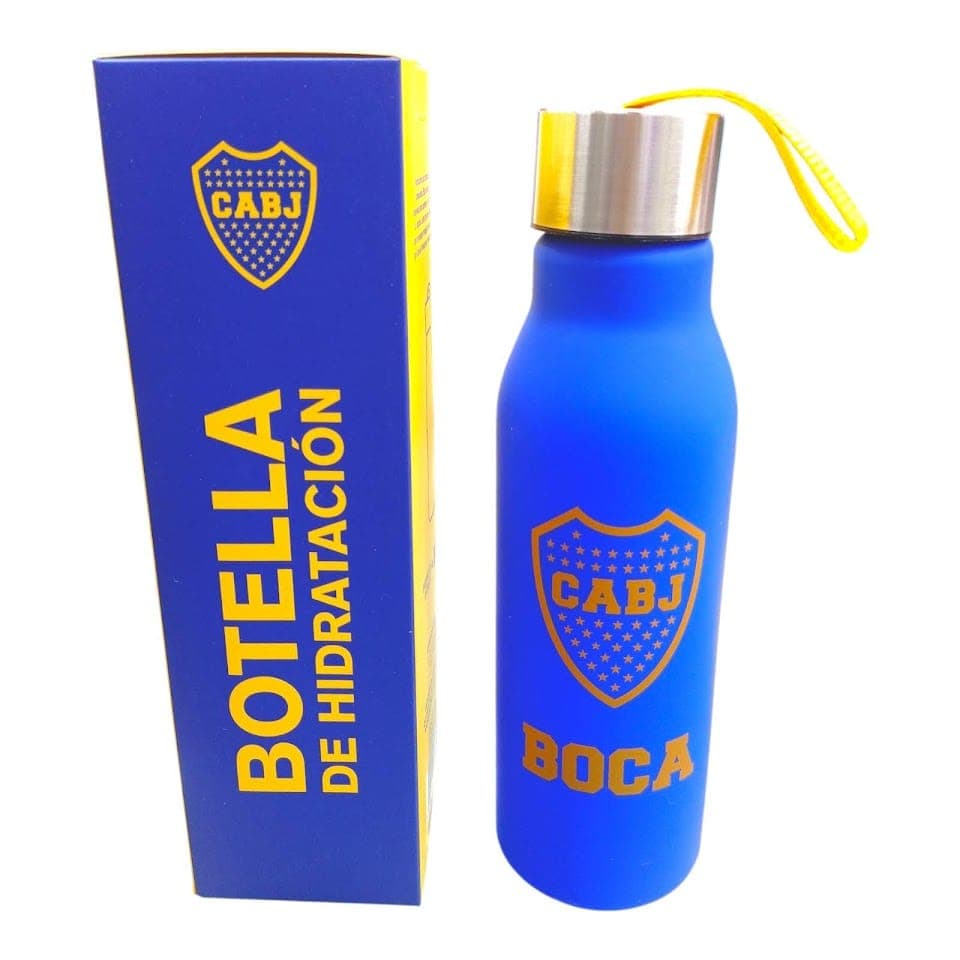 Botella Deportivo Boca Juniors 600ml Hidratación