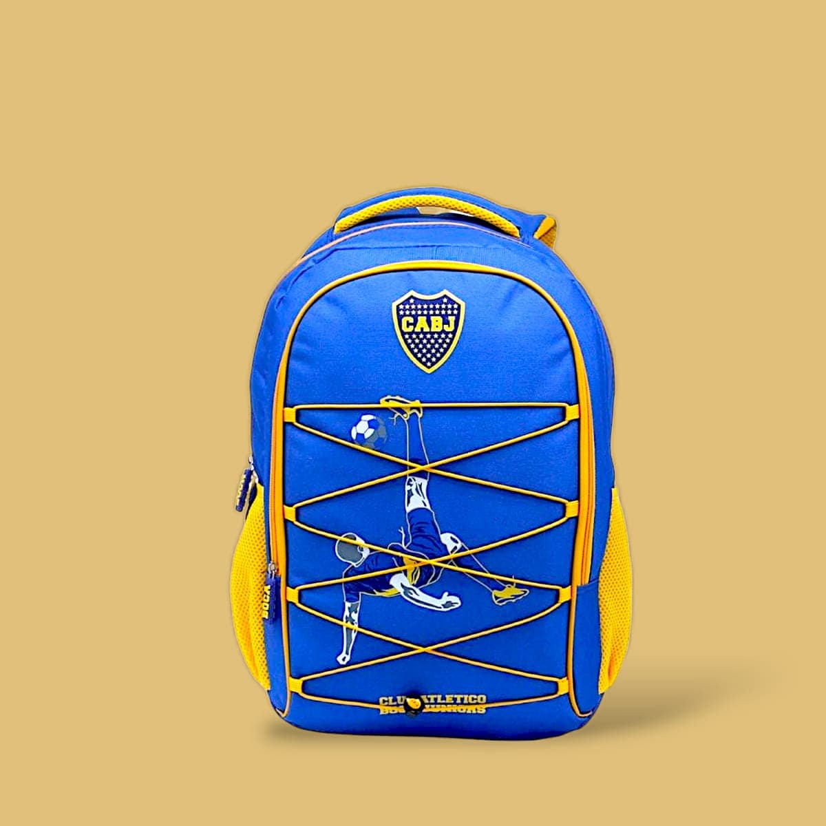 Mochila Boca Juniors Bicicleta - Doble Compartimiento