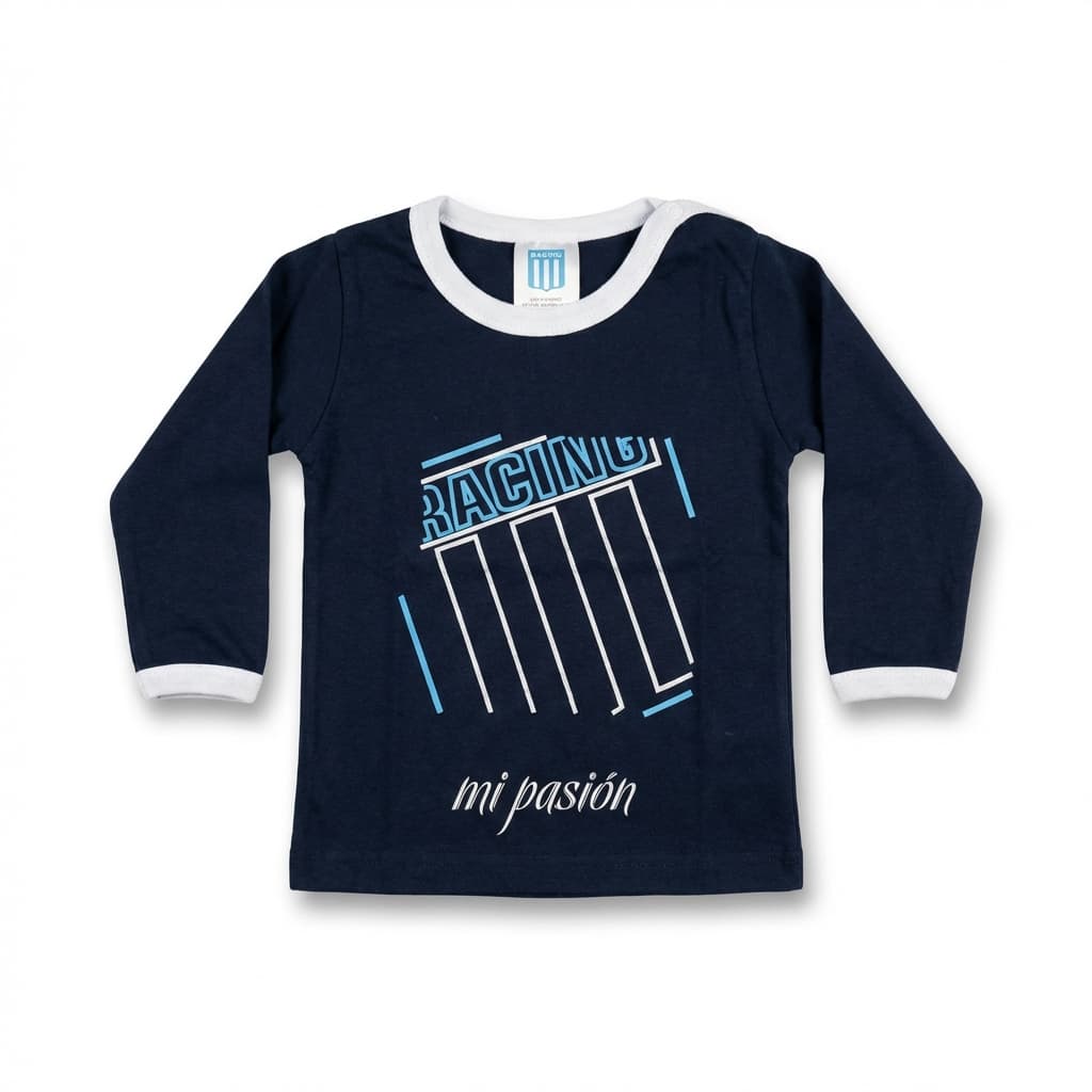 Camiseta de Bebé 'Racing Mi Pasión' Manga Larga