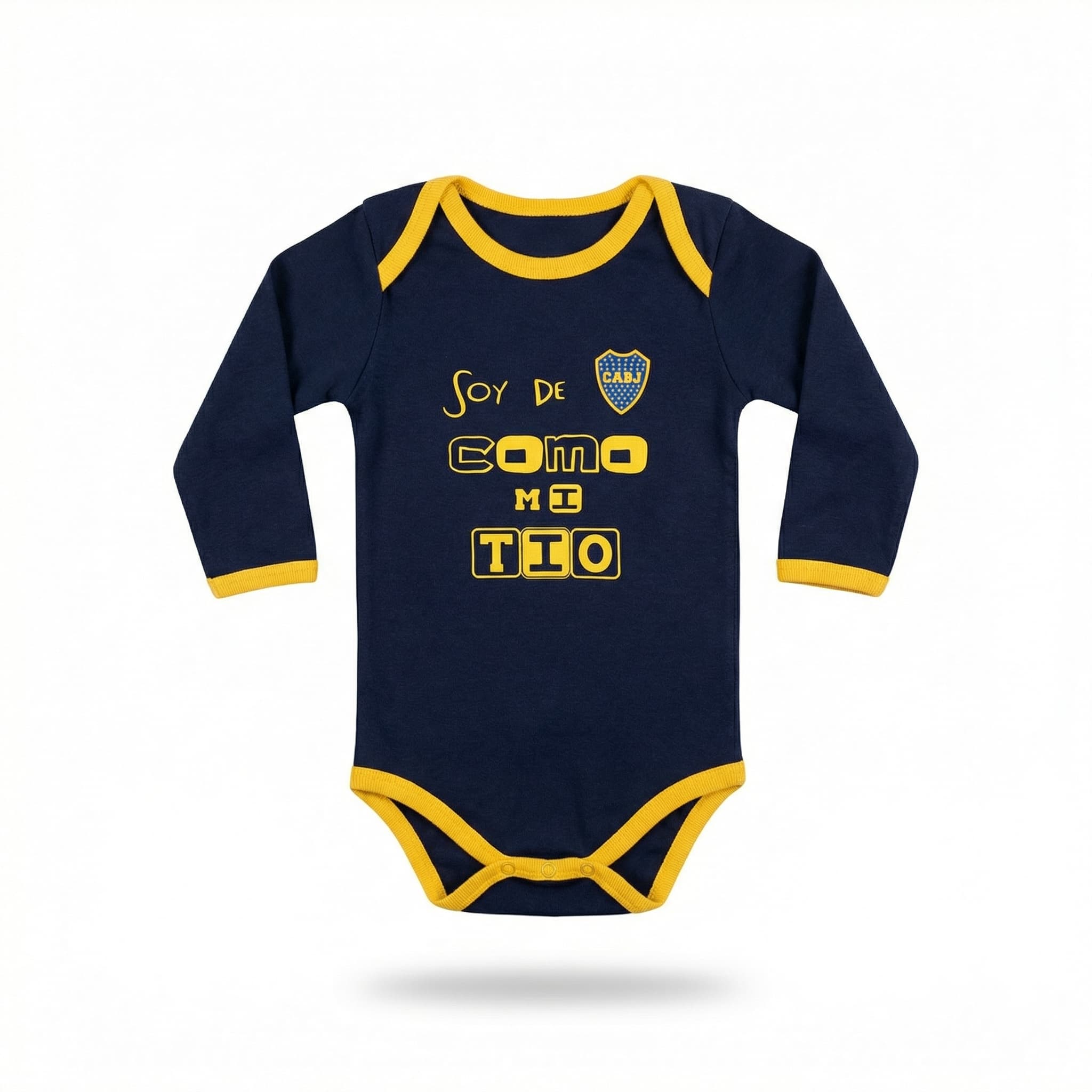 Body Boca Juniors Fan Tío - Manga Larga Bebé - imagen 1