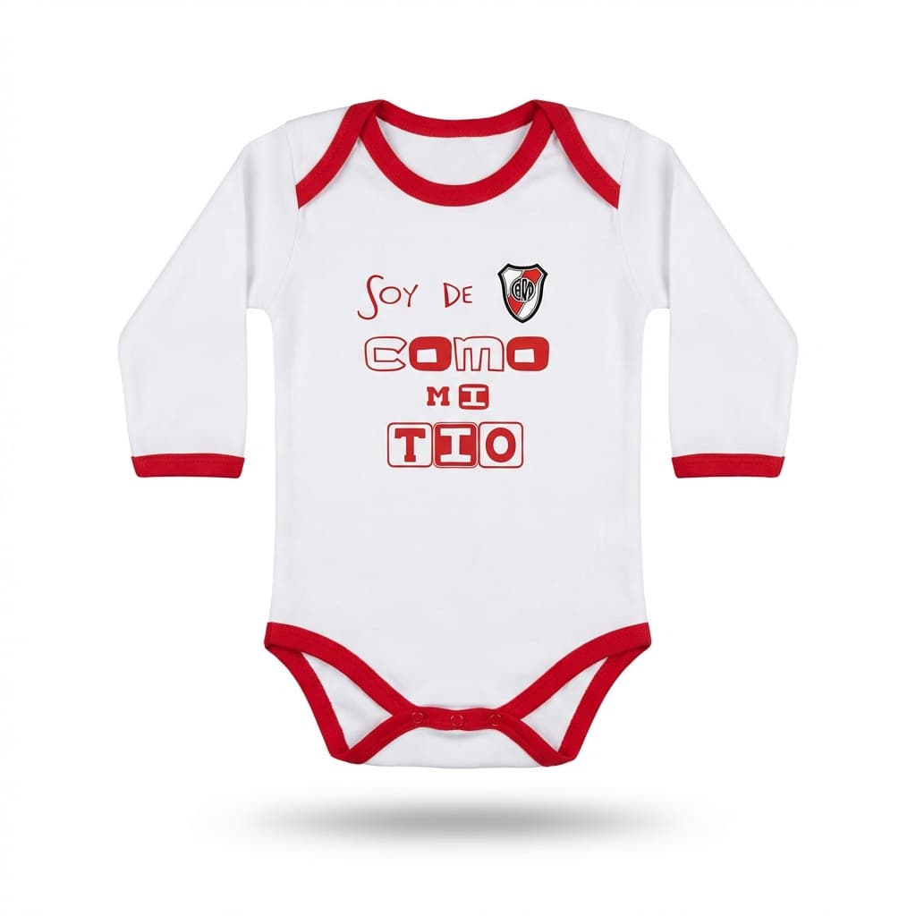Body River Plate Como Mi Tío - Manga Larga Infantil - imagen 1