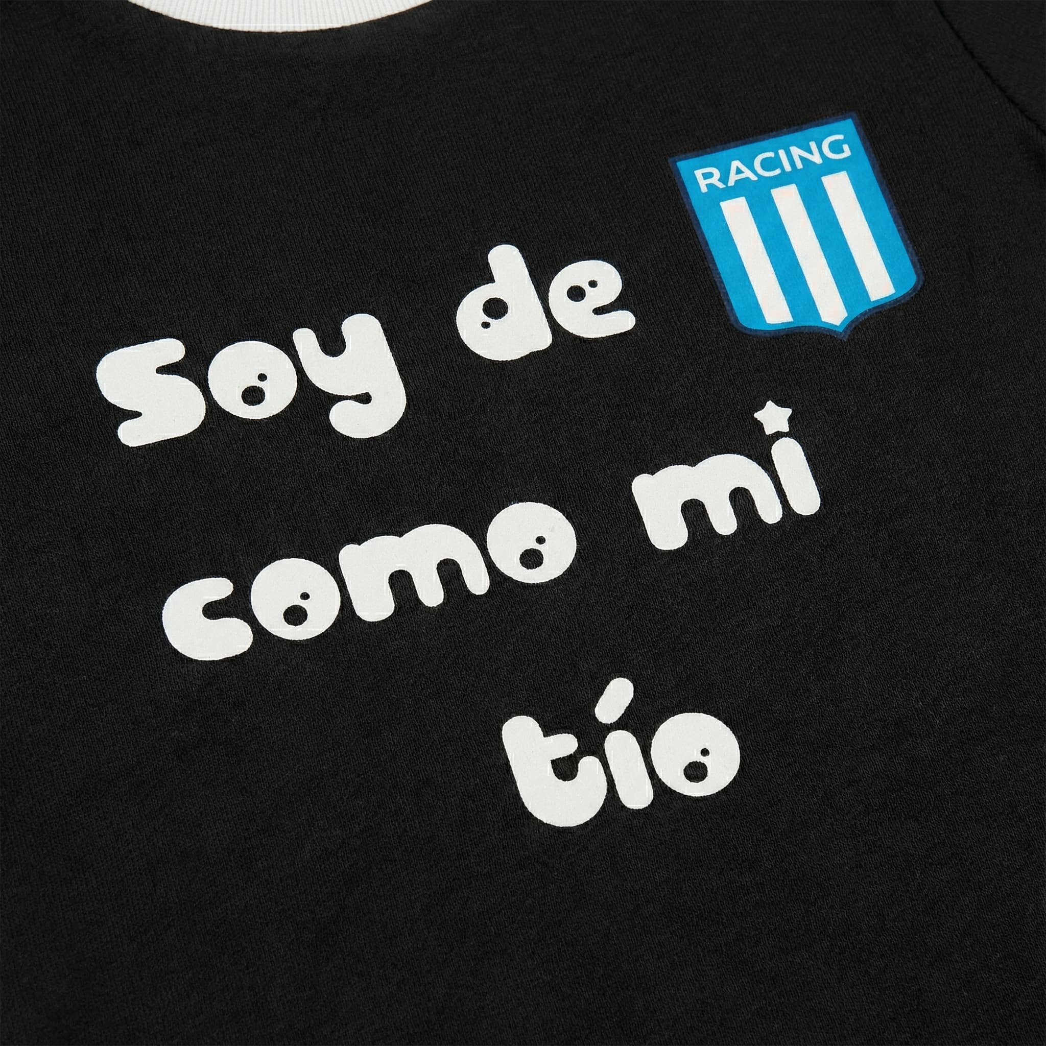 Remera Racing Club Como Mi Tío - Manga Larga Infantil - miniatura 2