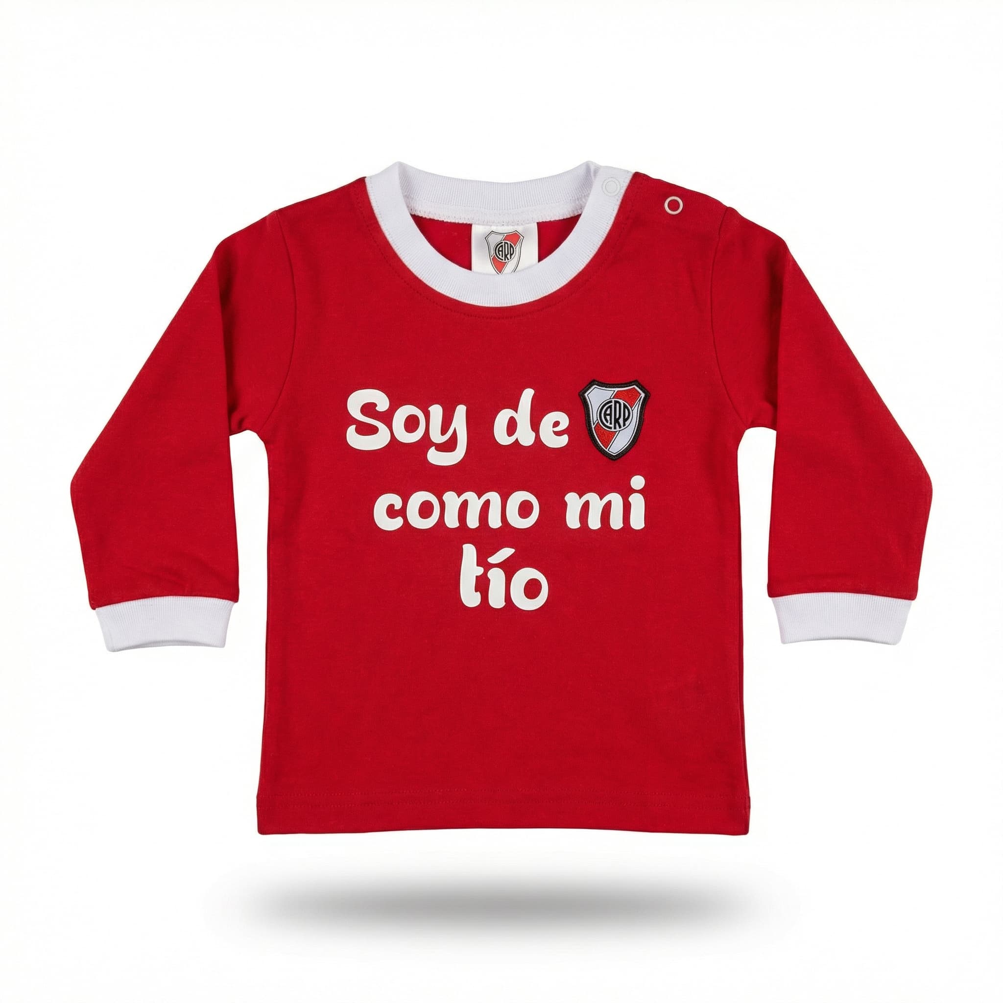 Body River Plate Soy Como Mi Tío - Manga Larga Bebé - imagen 1