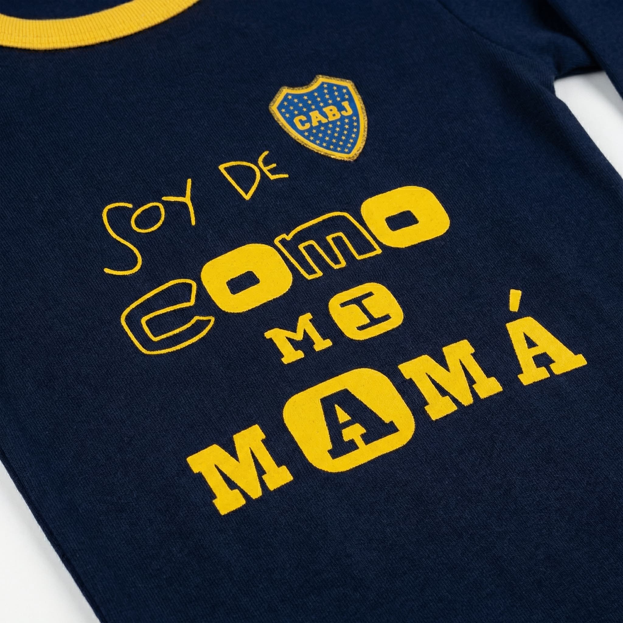 Camiseta Boca Juniors - Como Mi Mamá - Manga Larga Niño - imagen 1
