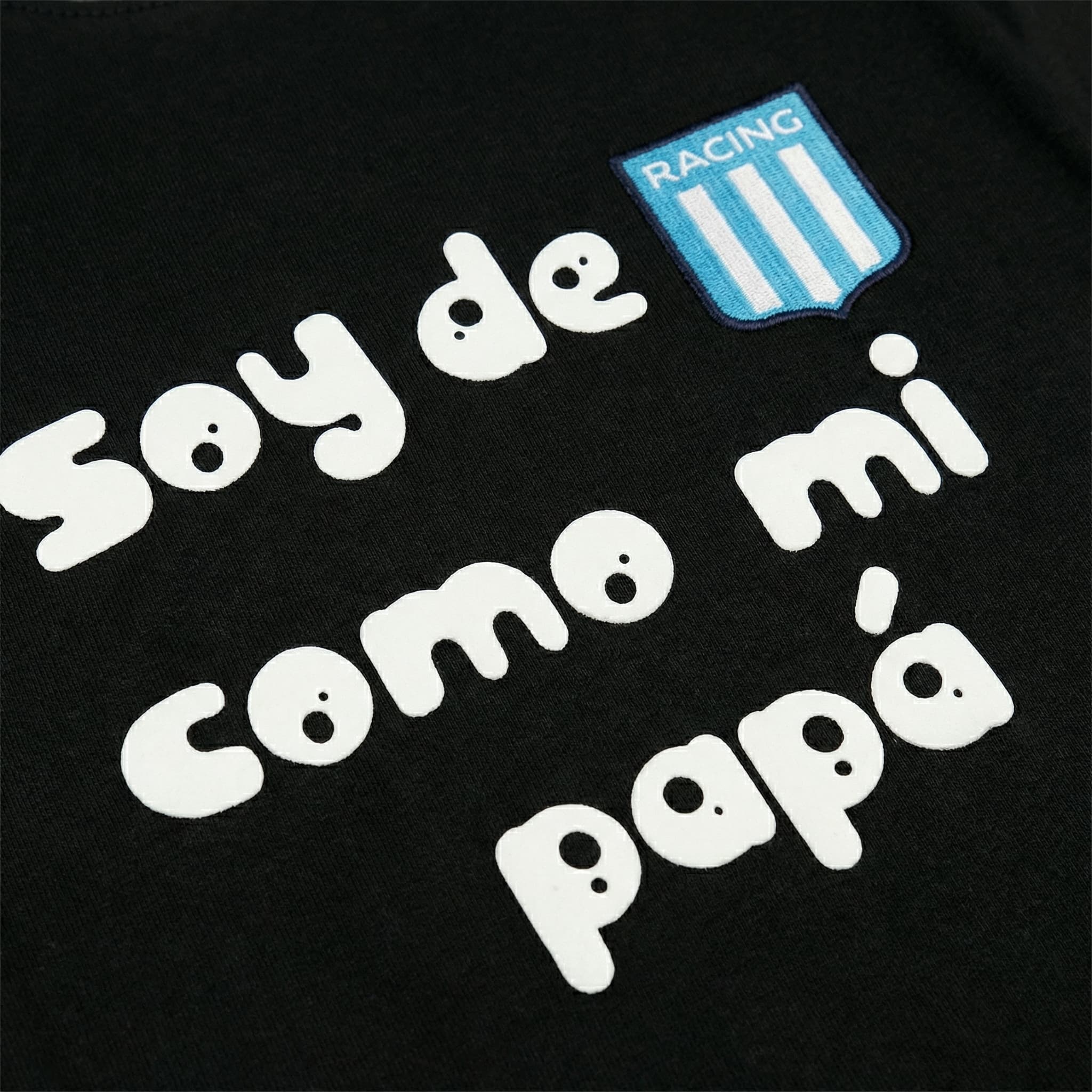 Remera Infantil Racing Club Soy Como Mi Papá - miniatura 2