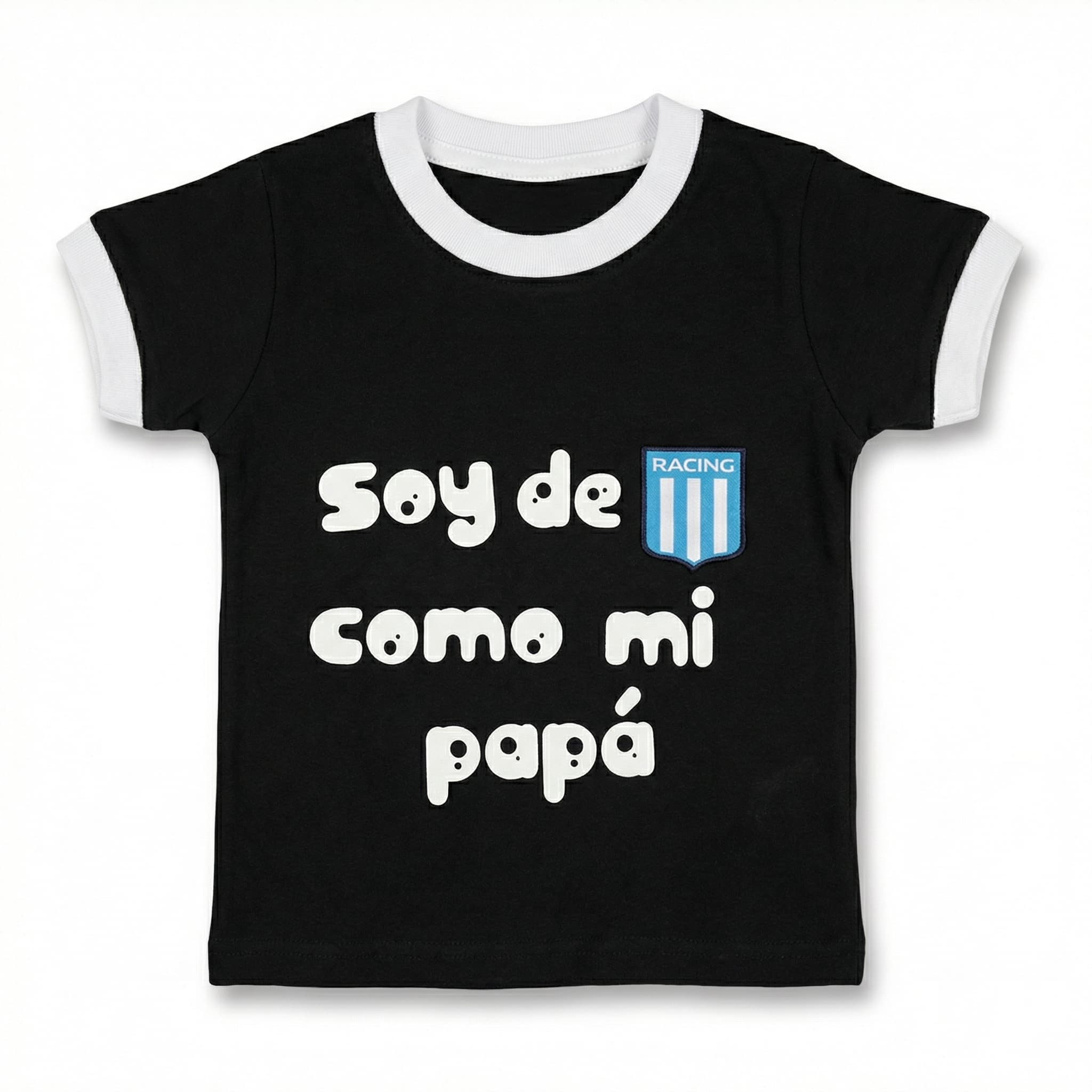 Remera Infantil Racing Club Soy Como Mi Papá
