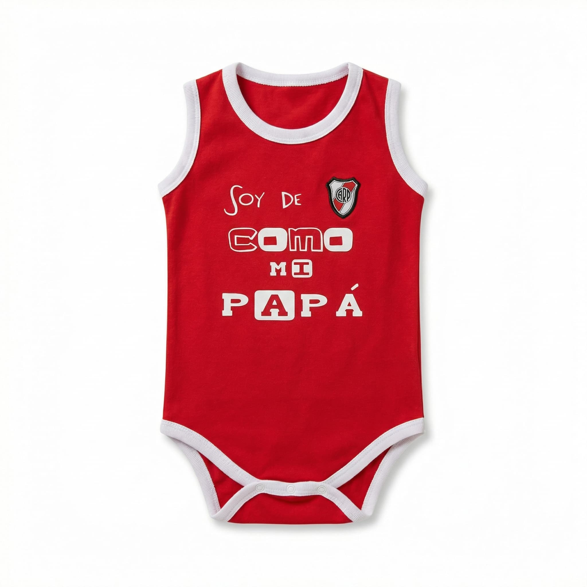 Body River Plate Como Mi Papá - Infantil Sin Manga