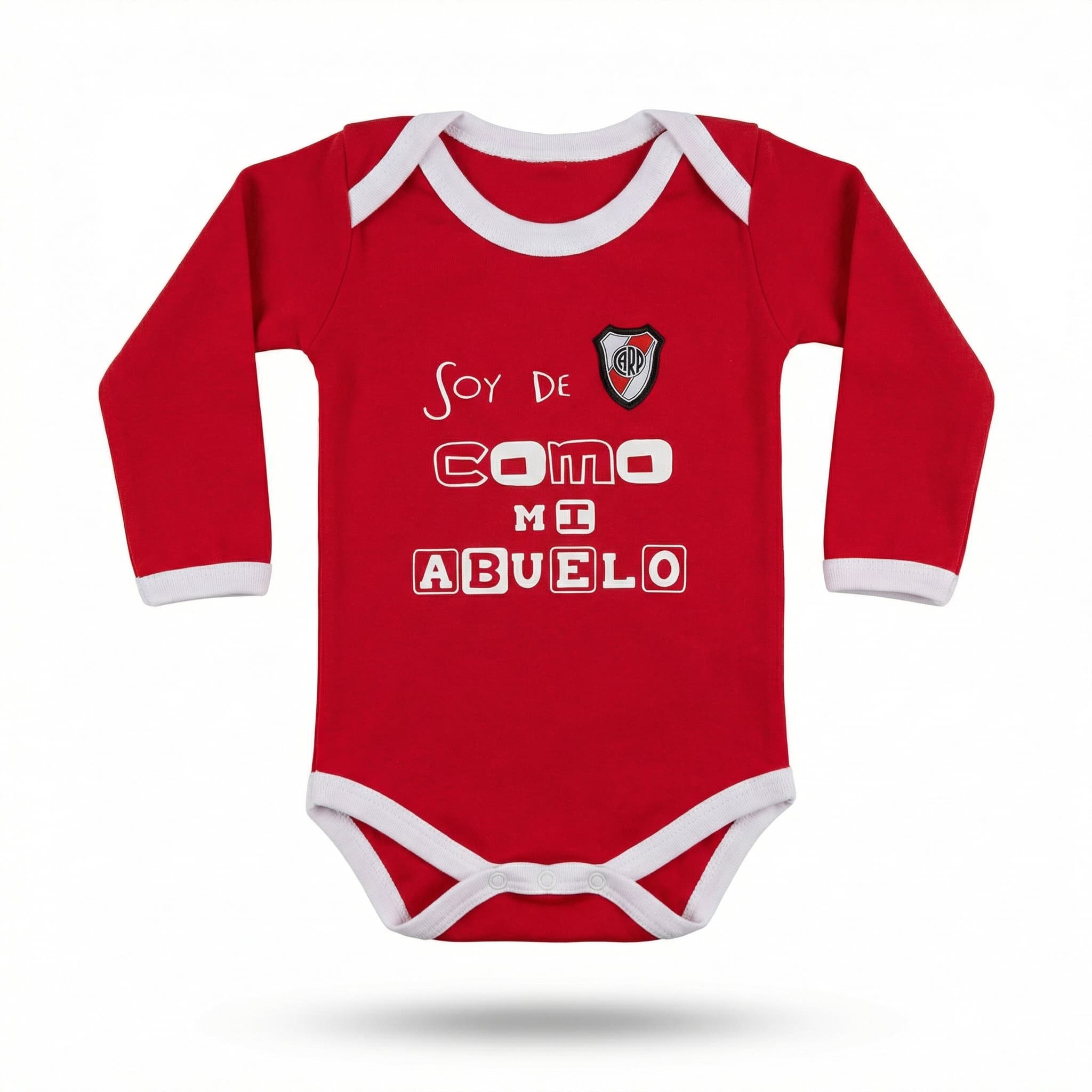 Body Bebé River Plate Soy Como Mi Abuelo - Manga Larga